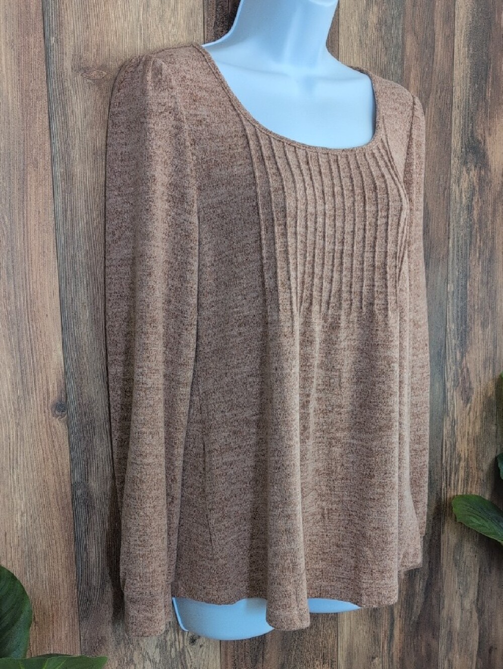 Scoop Neck Knit Sweater S M441